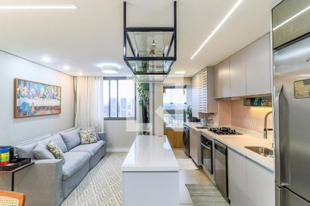 Sala de apartamento à venda com 2 quartos, 55m² em Santo Amaro, São Paulo