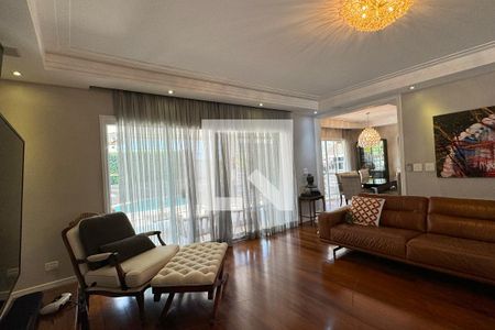 Sala de casa de condomínio para alugar com 5 quartos, 361m² em Alphaville, Santana de Parnaíba