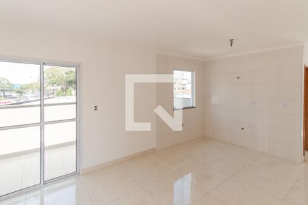 Sala e Cozinha  de apartamento à venda com 2 quartos, 46m² em Guapira, São Paulo