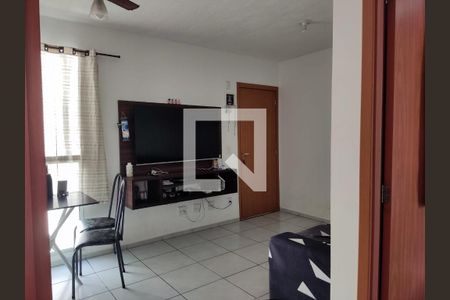 Sala de apartamento para alugar com 2 quartos, 44m² em Sapucaia Ii, Contagem