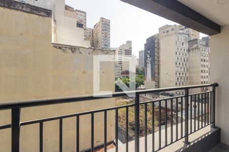 Varanda  de apartamento para alugar com 2 quartos, 40m² em República, São Paulo