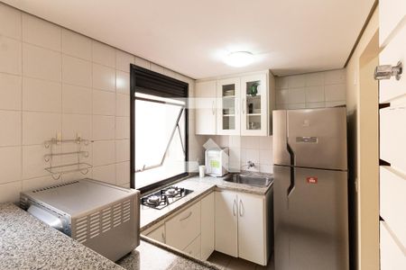 Cozinha de apartamento para alugar com 1 quarto, 32m² em Aclimação, São Paulo