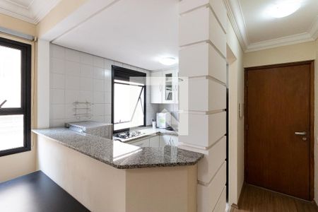 Cozinha de apartamento para alugar com 1 quarto, 32m² em Aclimação, São Paulo