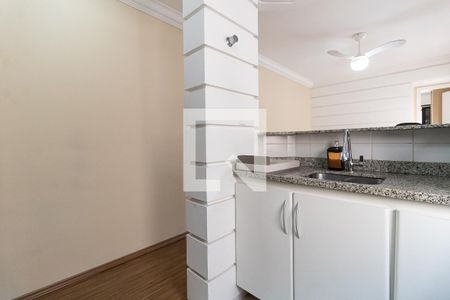 Cozinha de apartamento para alugar com 1 quarto, 32m² em Aclimação, São Paulo