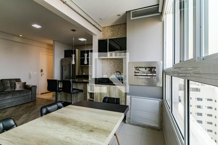 Varanda Gourmet de apartamento para alugar com 1 quarto, 44m² em Vila Oliveira, Mogi das Cruzes