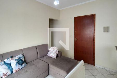 Sala de apartamento para alugar com 1 quarto, 42m² em Ocian, Praia Grande