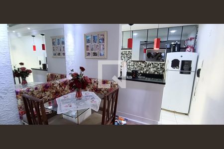 Sala de apartamento à venda com 2 quartos, 52m² em Parque Taboão, Taboão da Serra