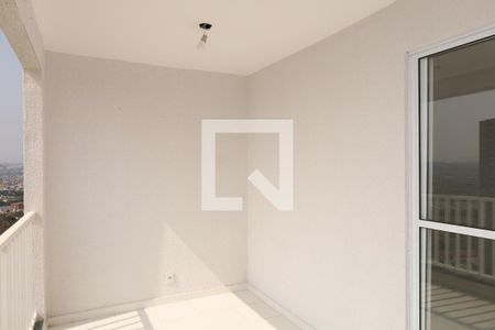 Varanda da Sala de apartamento para alugar com 1 quarto, 31m² em Vila Curuçá, São Paulo