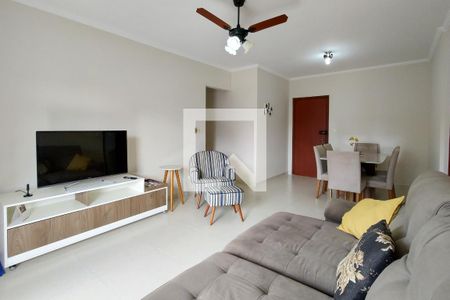 Sala de apartamento para alugar com 2 quartos, 96m² em Canto do Forte, Praia Grande