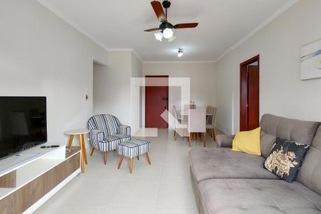 Sala de apartamento para alugar com 2 quartos, 96m² em Canto do Forte, Praia Grande