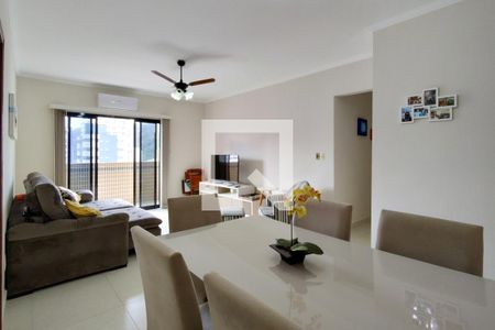 Sala de apartamento para alugar com 2 quartos, 96m² em Canto do Forte, Praia Grande