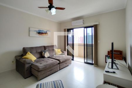 Sala de apartamento para alugar com 2 quartos, 96m² em Canto do Forte, Praia Grande