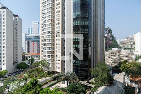 Vista da Varanda da Sala de apartamento para alugar com 4 quartos, 141m² em Jardim Paulista, São Paulo