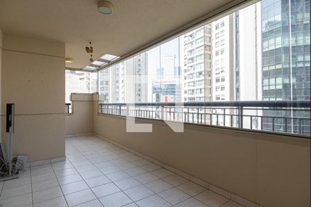 Varanda da Sala de apartamento para alugar com 4 quartos, 141m² em Jardim Paulista, São Paulo