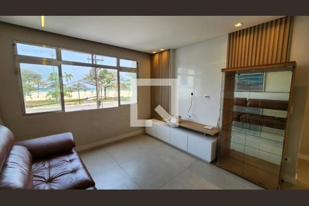 Sala de apartamento para alugar com 2 quartos, 75m² em Gonzaga, Santos