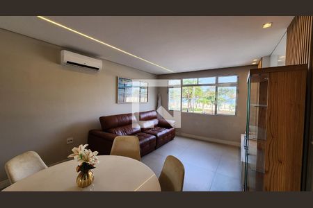 Sala de apartamento para alugar com 2 quartos, 75m² em Gonzaga, Santos