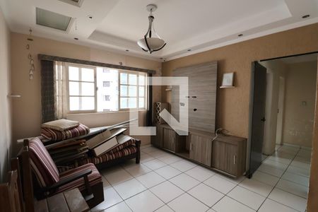 Sala de apartamento para alugar com 2 quartos, 67m² em Jardim São Miguel, Guarujá