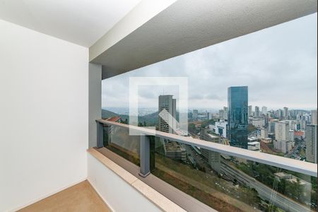 Varanda de apartamento à venda com 2 quartos, 73m² em Vila da Serra, Nova Lima