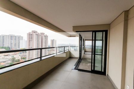 Varanda gourmet de apartamento à venda com 3 quartos, 162m² em Campestre, Santo André