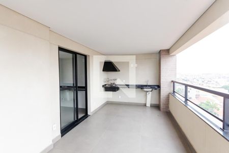 Varanda gourmet de apartamento à venda com 3 quartos, 162m² em Campestre, Santo André