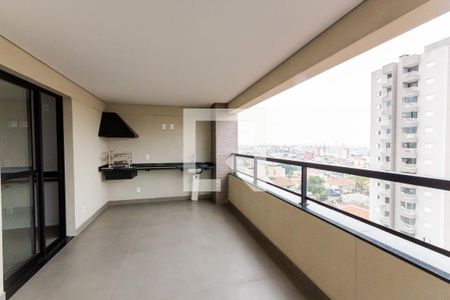 Varanda gourmet de apartamento à venda com 3 quartos, 162m² em Campestre, Santo André