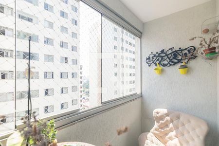 Varanda de apartamento à venda com 3 quartos, 89m² em Vila Gilda, Santo André