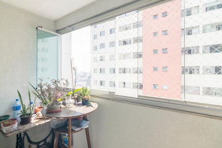 Varanda de apartamento à venda com 3 quartos, 89m² em Vila Gilda, Santo André