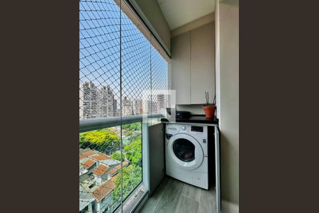 Sacada/Área de Serviço de apartamento para alugar com 1 quarto, 51m² em Brooklin, São Paulo