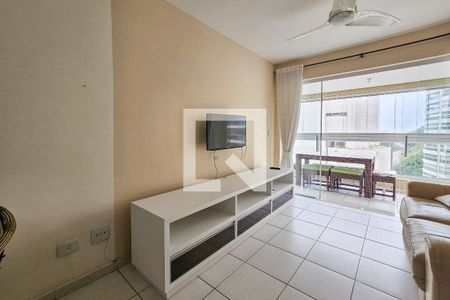 Sala de apartamento para alugar com 3 quartos, 110m² em Vila Luis Antônio, Guarujá