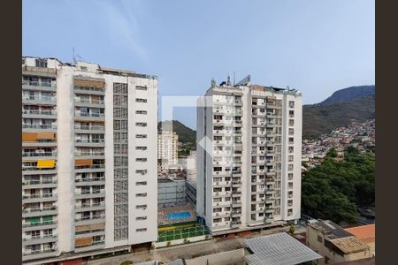 Vista da Sala de apartamento à venda com 2 quartos, 65m² em Rio Comprido, Rio de Janeiro