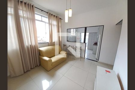 Sala de apartamento para alugar com 1 quarto, 75m² em Jardim Independência, São Vicente