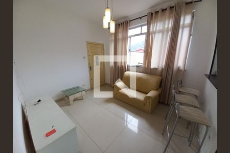 Sala de apartamento para alugar com 1 quarto, 75m² em Jardim Independência, São Vicente