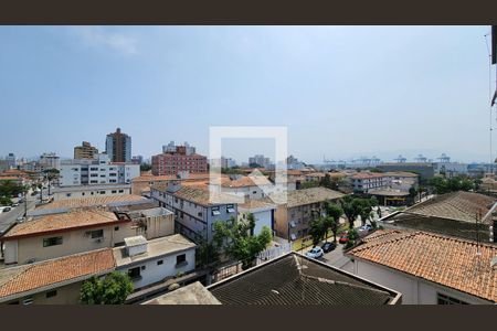 Vista da Sala de apartamento para alugar com 2 quartos, 79m² em Aparecida, Santos