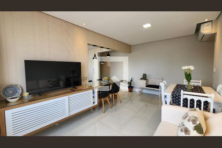 Sala de apartamento para alugar com 2 quartos, 79m² em Aparecida, Santos