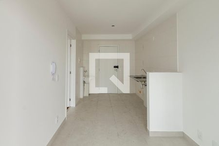 Sala/ Cozinha de apartamento para alugar com 1 quarto, 27m² em Jardim Caravelas, São Paulo