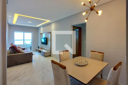 Sala de apartamento para alugar com 2 quartos, 83m² em Flórida, Praia Grande