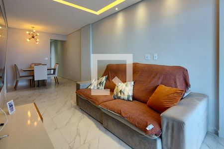 Sala de apartamento para alugar com 2 quartos, 83m² em Flórida, Praia Grande