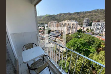 Varanda da Sala de apartamento para alugar com 1 quarto, 47m² em Riachuelo, Rio de Janeiro