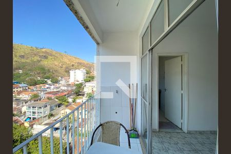 Varanda da Sala de apartamento para alugar com 1 quarto, 47m² em Riachuelo, Rio de Janeiro