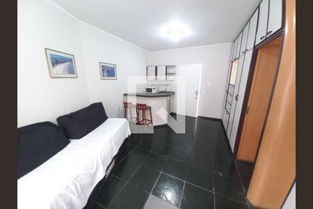 Sala de apartamento para alugar com 1 quarto, 50m² em Itararé, São Vicente