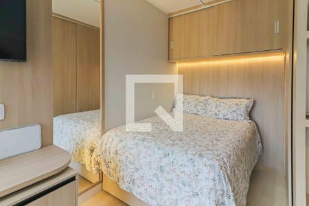 Studio - Cozinha e Quarto  de kitnet/studio para alugar com 1 quarto, 25m² em Butantã, São Paulo