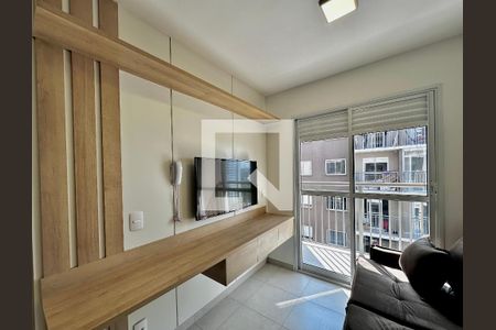 Sala de apartamento para alugar com 1 quarto, 28m² em Jardim Caravelas, São Paulo