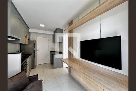 Sala de apartamento para alugar com 1 quarto, 28m² em Jardim Caravelas, São Paulo