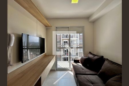 Sala de apartamento para alugar com 1 quarto, 28m² em Jardim Caravelas, São Paulo