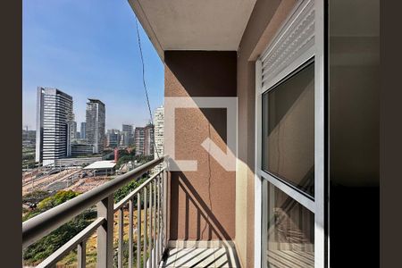 Sacada de apartamento para alugar com 1 quarto, 28m² em Jardim Caravelas, São Paulo