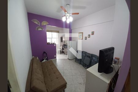 Sala/Quarto de apartamento para alugar com 1 quarto, 35m² em Centro, São Vicente