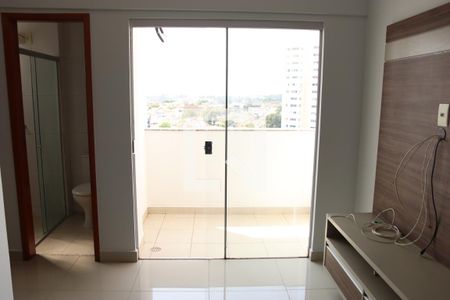 Varanda da Sala de apartamento para alugar com 1 quarto, 36m² em Setor Leste Universitário, Goiânia