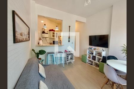 Sala de apartamento à venda com 1 quarto, 33m² em Leblon, Rio de Janeiro