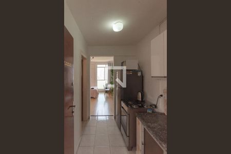 Cozinha de apartamento à venda com 1 quarto, 37m² em Vila Lidia, Campinas