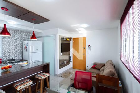 Sala de apartamento para alugar com 2 quartos, 54m² em Ouro Preto, Belo Horizonte